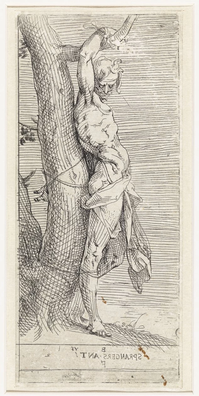 Bartholomeus Spranger - 101, Martirio di san Sebastiano, Rijks Museum, Amsterdam